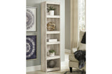 Bellaby Whitewash 4-Piece Entertainment Center with Electric Fireplace from Ashley - Luna Furniture