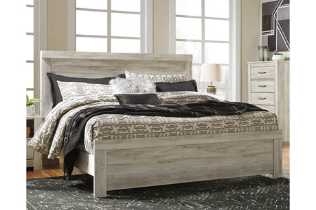Bellaby Whitewash King Panel Bed from Ashley - Luna Furniture