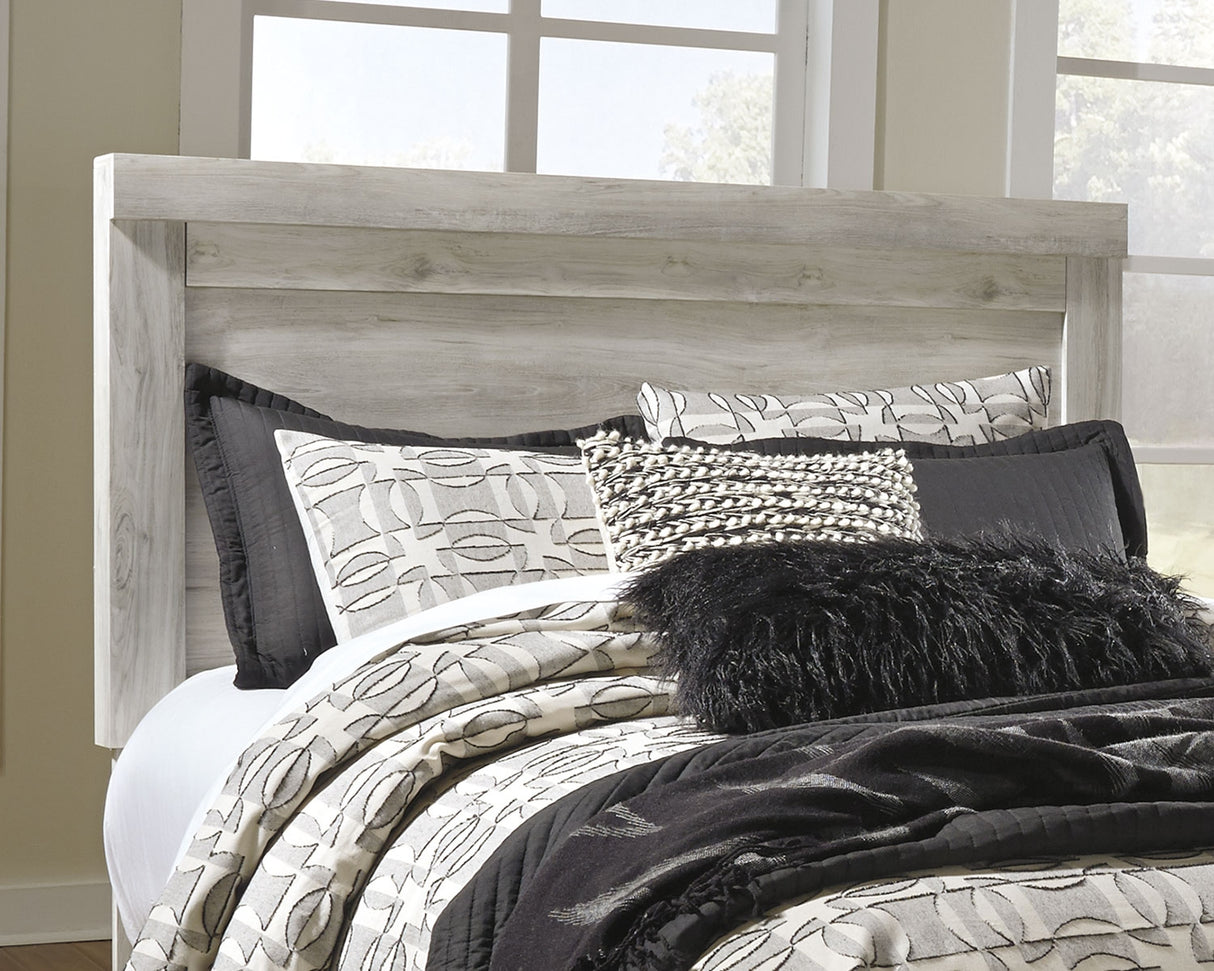 Bellaby Whitewash Queen Panel Bed, Dresser, Mirror, Chest and 2 Nightstands from Ashley - Luna Furniture