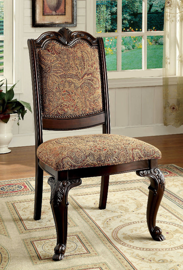 Bellagio Brown Cherry/Brown Side Chair