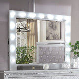 Belleterre Silver Mirror (Mirror Only) from Furniture of America - Luna Furniture