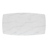Benito Black/White Marble Print Glass-Top Dining Table from Homelegance - Luna Furniture