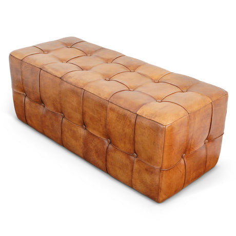 Benjiro Tan Leather Bench from Midinmod - Luna Furniture