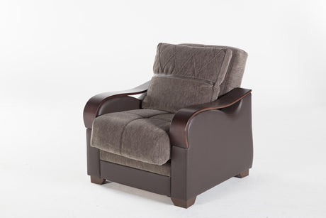 Bennett Armoni Brown Armchair from Bellona - Luna Furniture