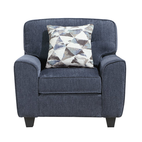 Bennett Blue Chair from Homelegance - Luna Furniture