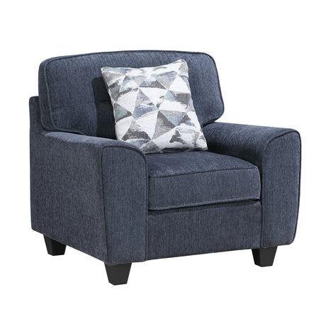 Bennett Blue Chair from Homelegance - Luna Furniture