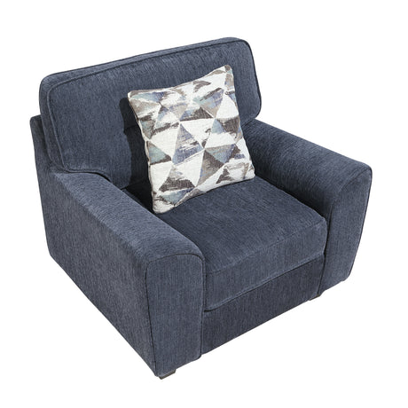 Bennett Blue Chair from Homelegance - Luna Furniture