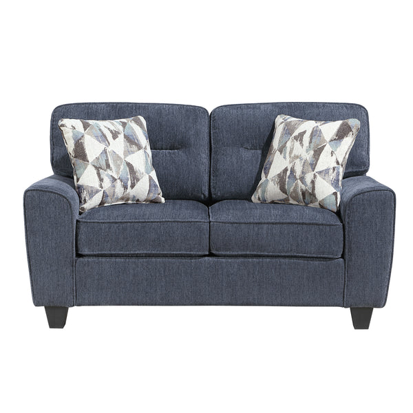 Bennett Blue Loveseat