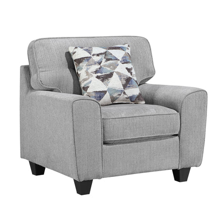 Bennett Gray Chair from Homelegance - Luna Furniture