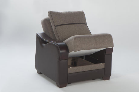 Bennett Redeyef Brown Armchair from Bellona - Luna Furniture