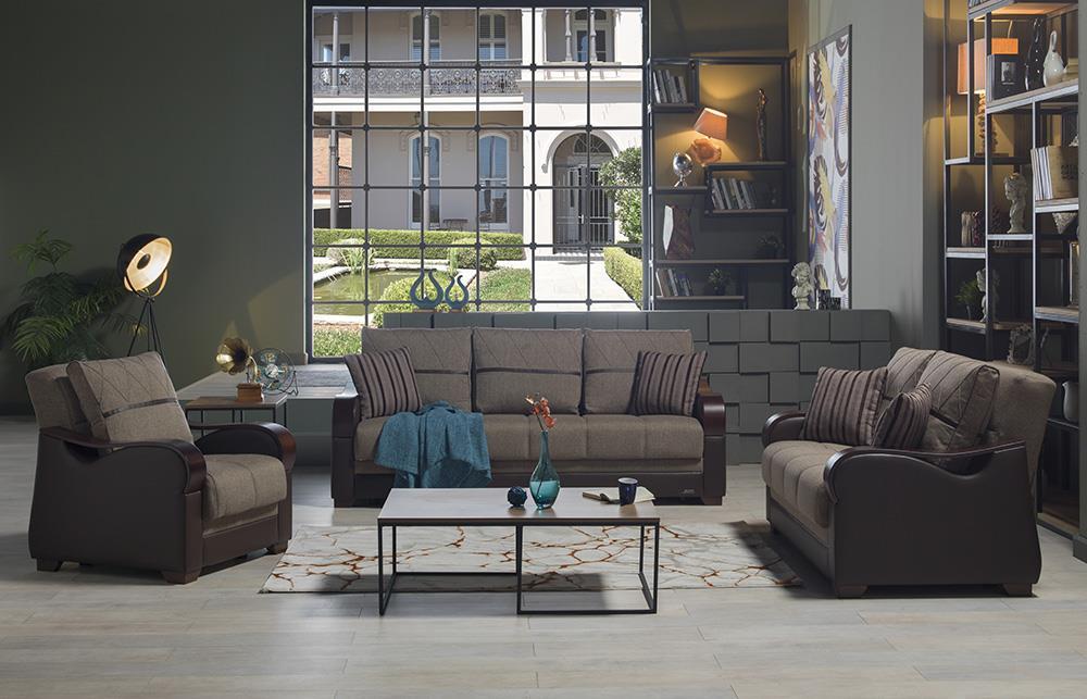 Bennett Redeyef Brown Loveseat from Bellona - Luna Furniture