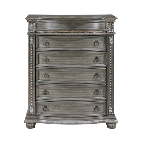 Bennington Gray Chest from Homelegance - Luna Furniture
