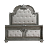 Bennington Gray King Sleigh Bed from Homelegance - Luna Furniture