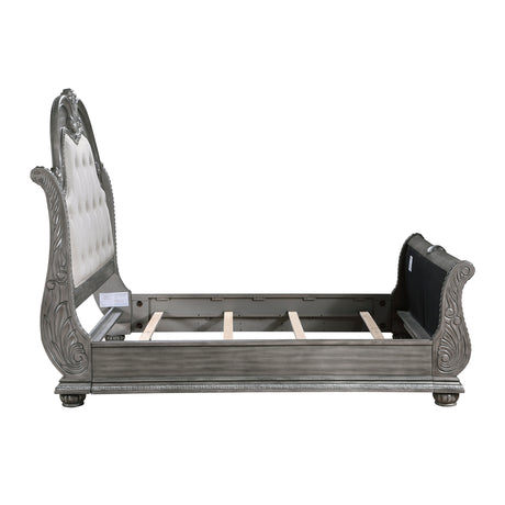 Bennington Gray King Sleigh Bed from Homelegance - Luna Furniture