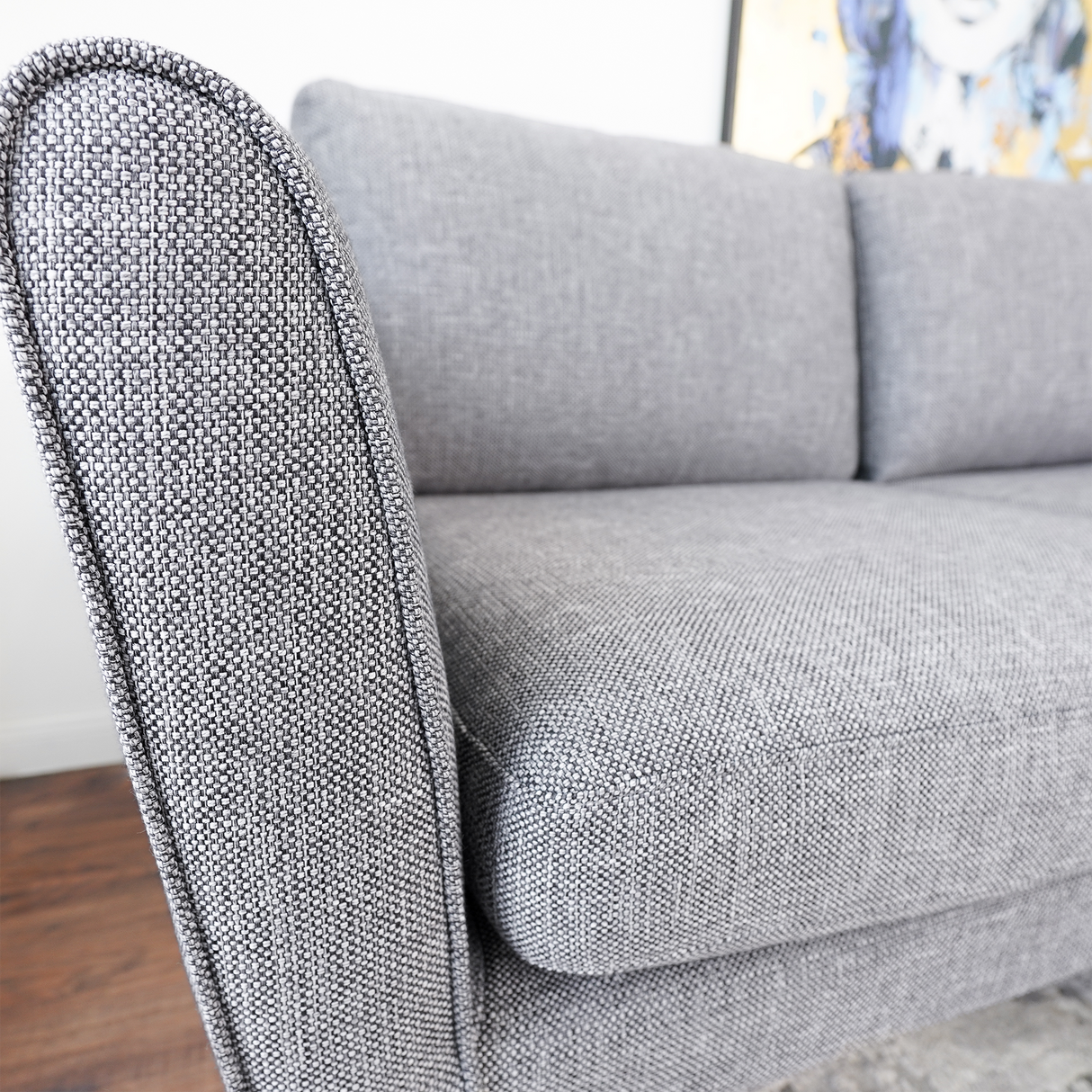 Batres Grey RAF Chaise Sectional from Ashcroft Furniture - Luna Furniture