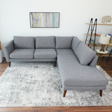Batres Grey RAF Chaise Sectional from Ashcroft Furniture - Luna Furniture