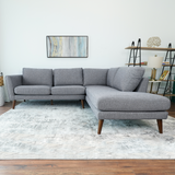 Batres Grey RAF Chaise Sectional from Ashcroft Furniture - Luna Furniture