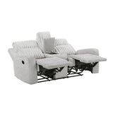 9728LGY*2 2pc Set: Sofa, Love from Homelegance - Luna Furniture