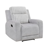 Benton Light Gray Double Reclining Living Room Set from Homelegance - Luna Furniture