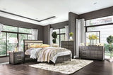 Berenice Gray/Beige King Bed from Furniture of America - Luna Furniture