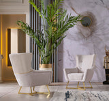 Berlin Chair in Beige from Furnia - Luna Furniture
