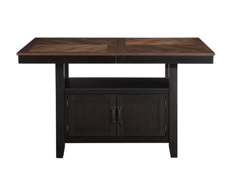 Bermuda 60-80″ Storage Counter Table with 20″ Leaf from Steve Silver - Luna Furniture