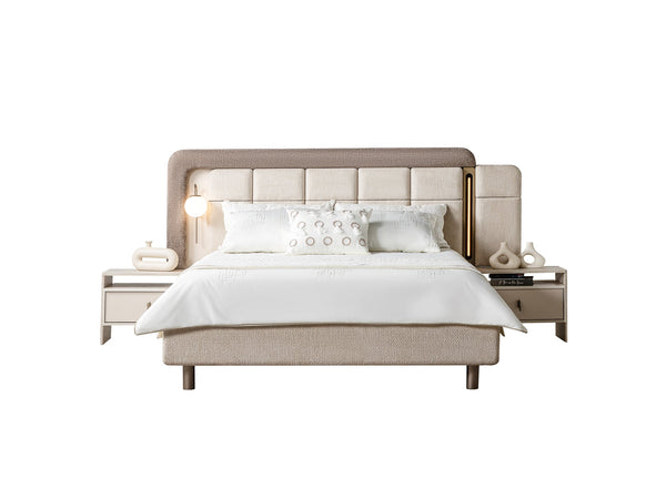 Bern King Bed Frame With Headboard