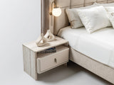 Bern Bedroom (Queen Frame With Headboard & Dresser With Mirror & 2 Nightstand) from Furnia - Luna Furniture