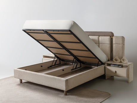 Bern Queen Bed Frame With Headboard from Furnia - Luna Furniture