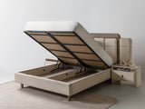Bern Bedroom (Queen Frame With Headboard & Dresser With Mirror & 2 Nightstand) from Furnia - Luna Furniture