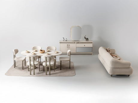Bern Dining Table, Table 78" from Furnia - Luna Furniture