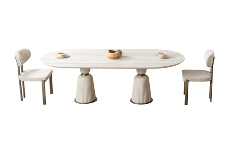 Bern Dining Table, Table 110" from Furnia - Luna Furniture