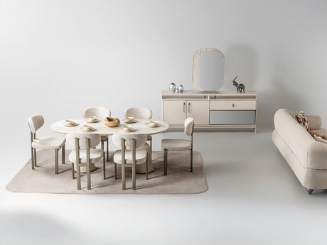 Bern Dining Table, Table 78" from Furnia - Luna Furniture