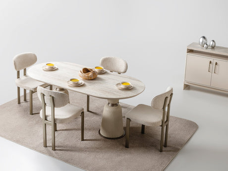 Bern Dining Table, Table 78" from Furnia - Luna Furniture