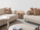 Bern Convertible Loveseat in Cream from Furnia - Luna Furniture