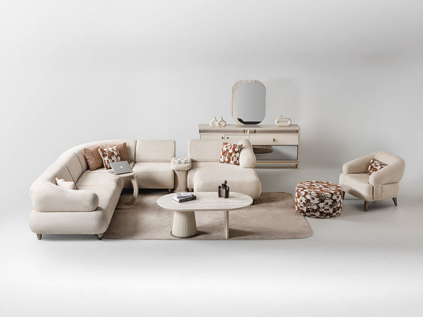 Bern Cream 6-Piece Modular Sectional
