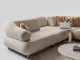 Bern Cream 6-Piece Modular Sectional from Furnia - Luna Furniture