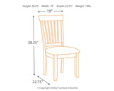 Berringer 2-Piece Dining Room Chair in Rustic Brown from Ashley - Luna Furniture