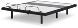 Best Base with Lumbar and Audio Charcoal Gray California King Adjustable Base from Ashley - Luna Furniture