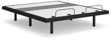 Best Base with Lumbar and Audio Charcoal Gray King Adjustable Base from Ashley - Luna Furniture