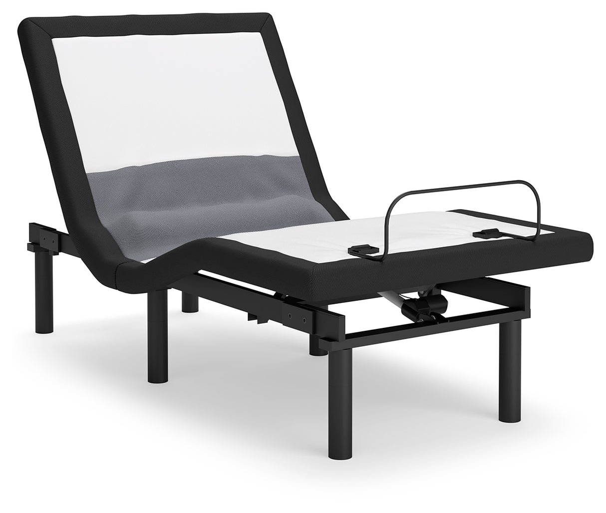 Best Base with Lumbar and Audio Charcoal Gray Twin XL Adjustable Base from Ashley - Luna Furniture