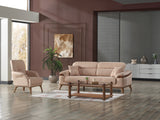 Beta Convertible Sofa in Beige from Furnia - Luna Furniture