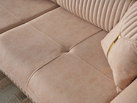 Beta Convertible Sofa in Beige from Furnia - Luna Furniture
