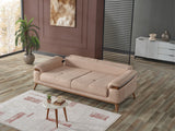 Beta Convertible Sofa in Beige from Furnia - Luna Furniture