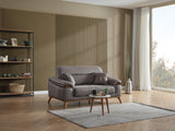 Beta Convertible Loveseat in Fume from Furnia - Luna Furniture