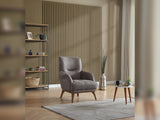 Beta Chair in Fume from Furnia - Luna Furniture