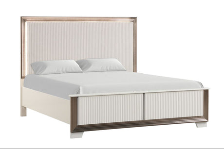 Beverly Cream Queen Bed from Happy Homes - Luna Furniture