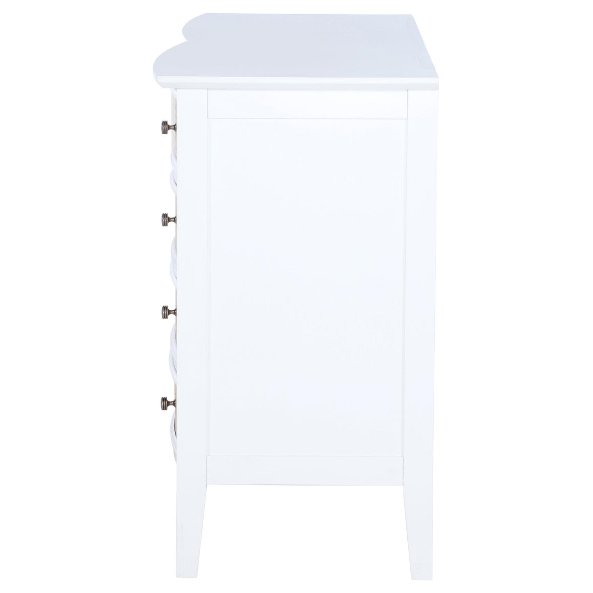 Bexhill White 10-Drawer Dresser from Coaster - Luna Furniture