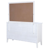 Bexhill White 10-Drawer Dresser and Mirror from Coaster - Luna Furniture