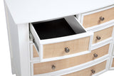 Bexhill White 10-Drawer Dresser and Mirror from Coaster - Luna Furniture